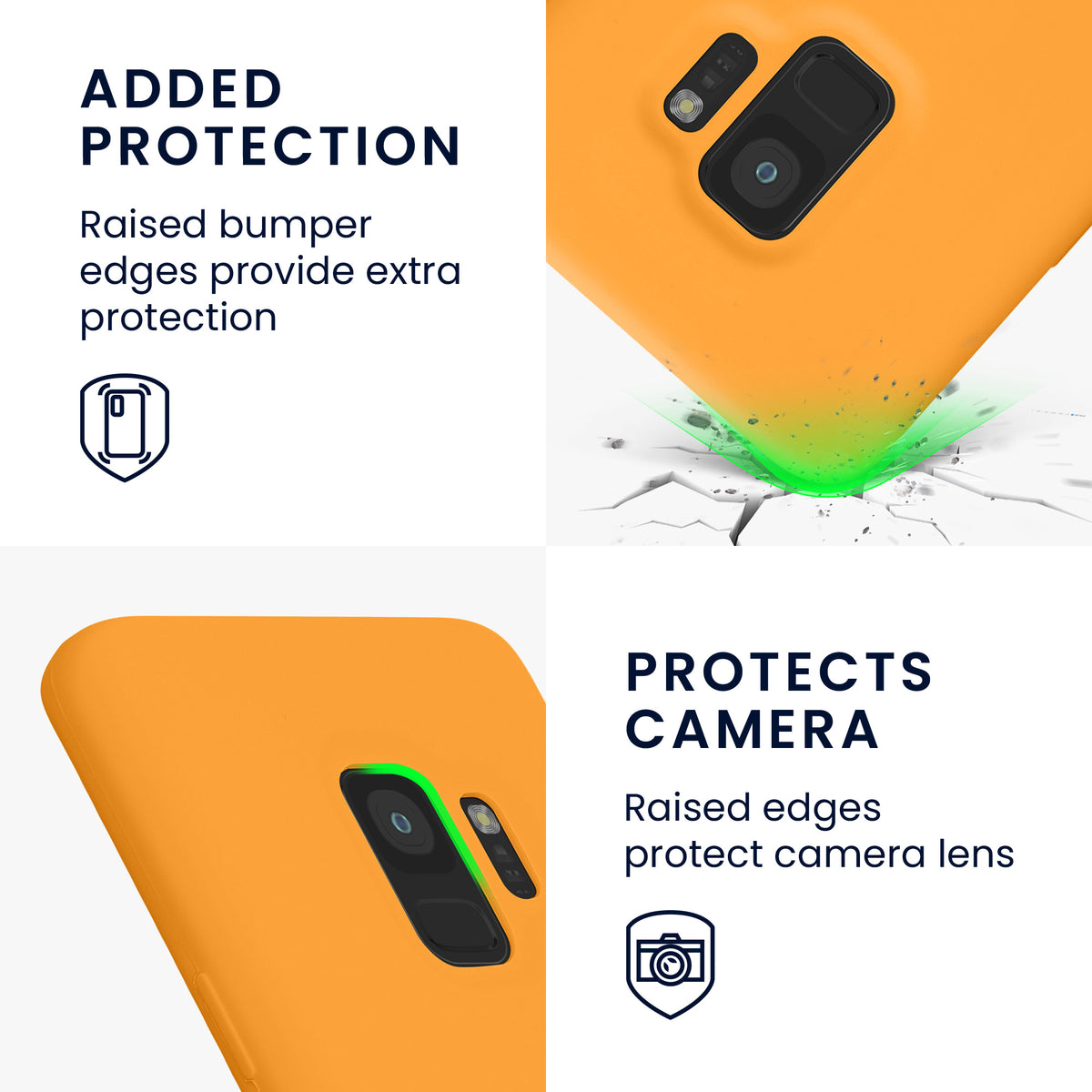 kwmobile Phone Case for Samsung Galaxy S9 - Silicone Case - Wireless Charging - Protective Cover