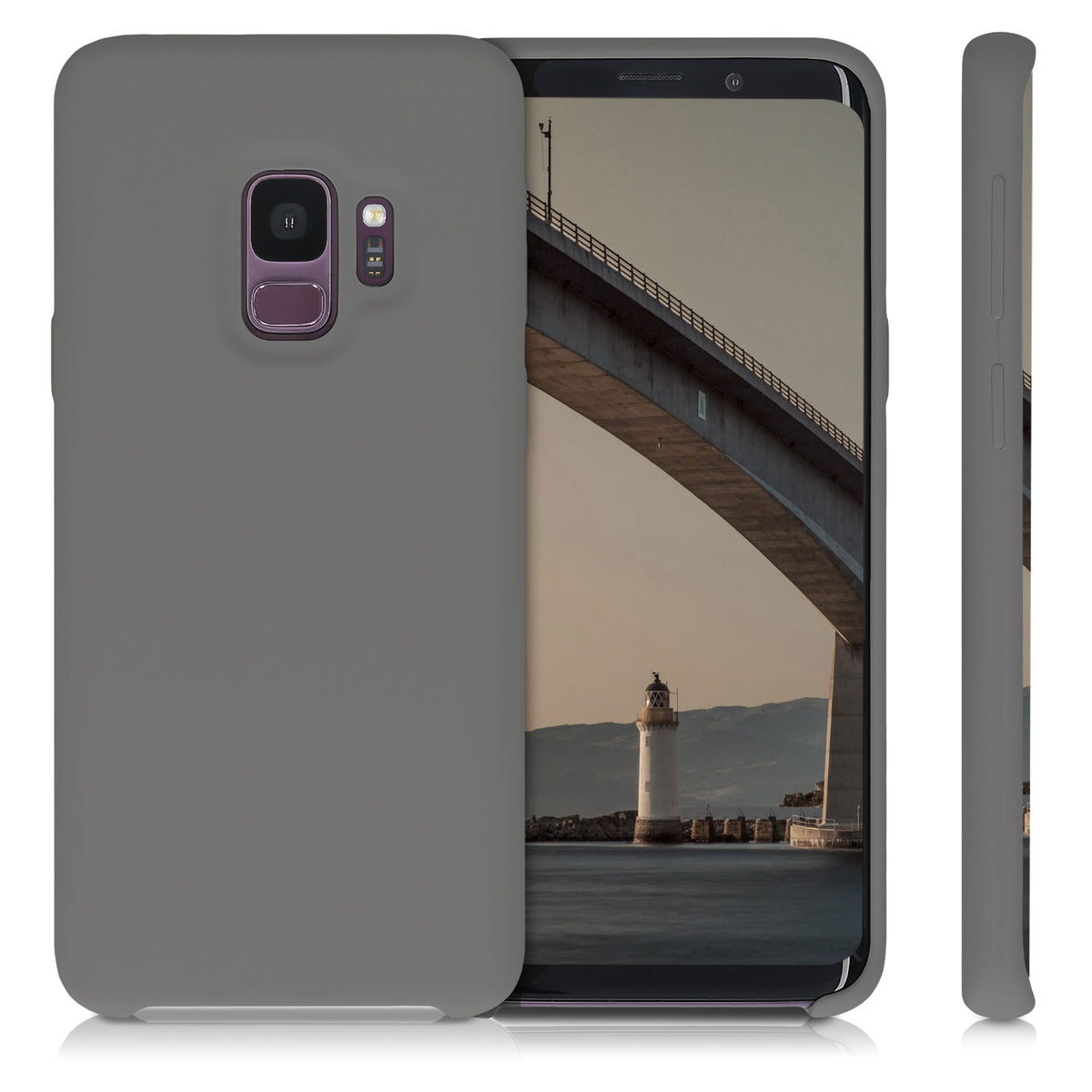 kwmobile Phone Case for Samsung Galaxy S9 - Silicone Case - Wireless Charging - Protective Cover