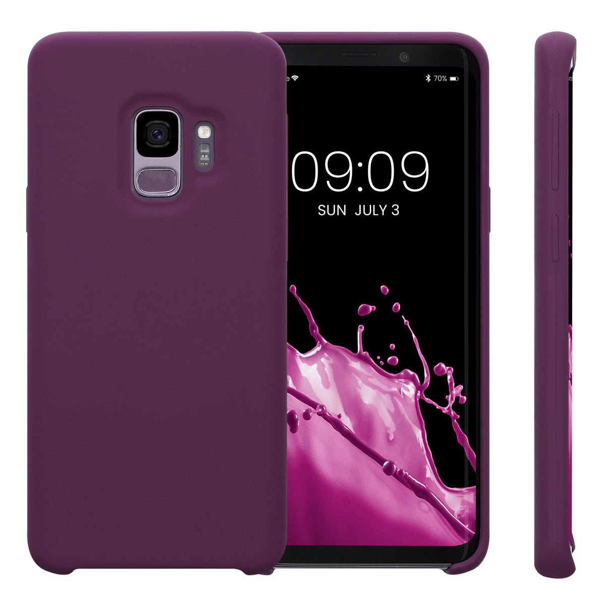 kwmobile Phone Case for Samsung Galaxy S9 - Silicone Case - Wireless Charging - Protective Cover