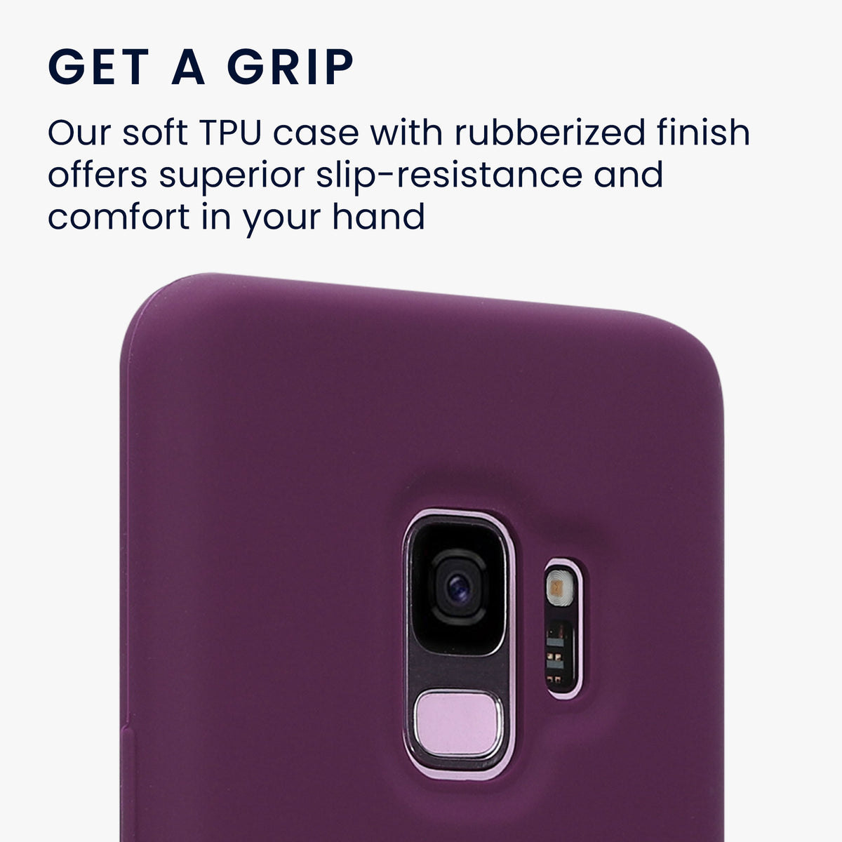 kwmobile Phone Case for Samsung Galaxy S9 - Silicone Case - Wireless Charging - Protective Cover