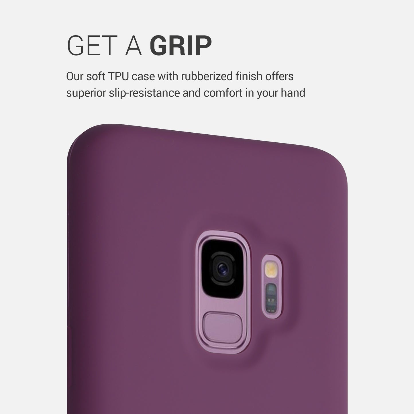 kwmobile Phone Case for Samsung Galaxy S9 - Silicone Case - Wireless Charging - Protective Cover