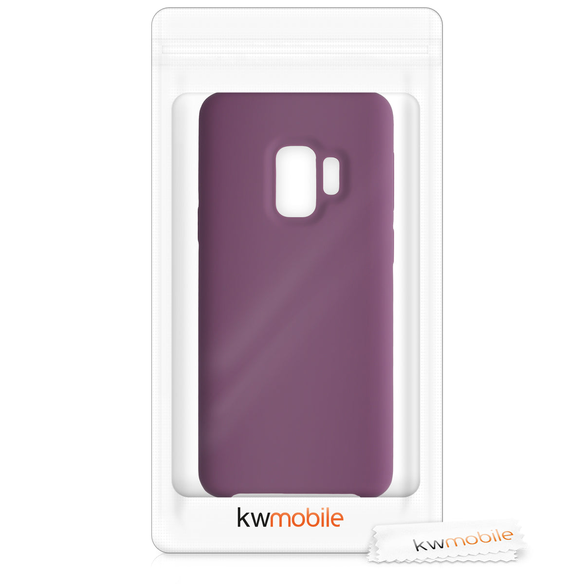kwmobile Phone Case for Samsung Galaxy S9 - Silicone Case - Wireless Charging - Protective Cover