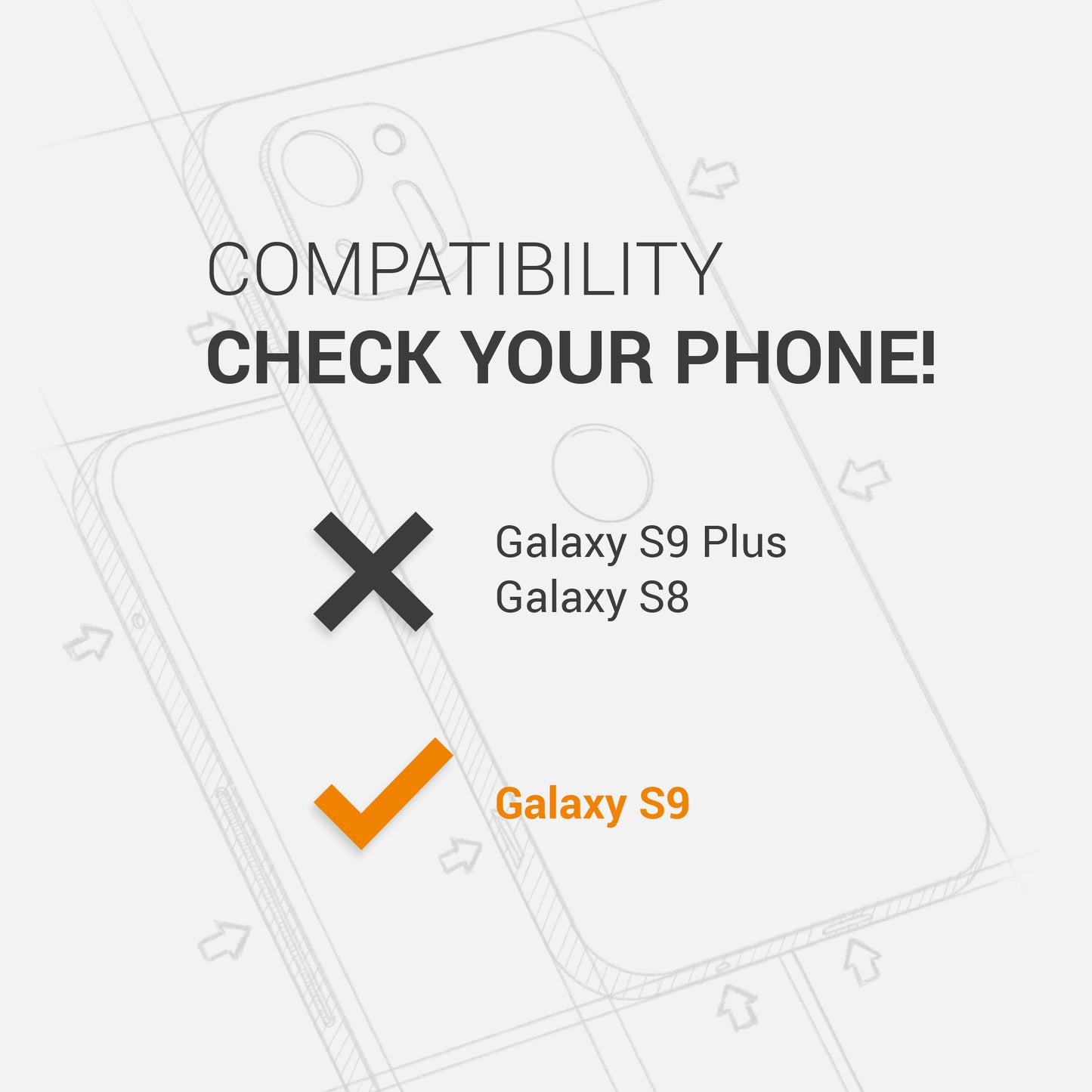 kwmobile Phone Case for Samsung Galaxy S9 - Silicone Case - Wireless Charging - Protective Cover