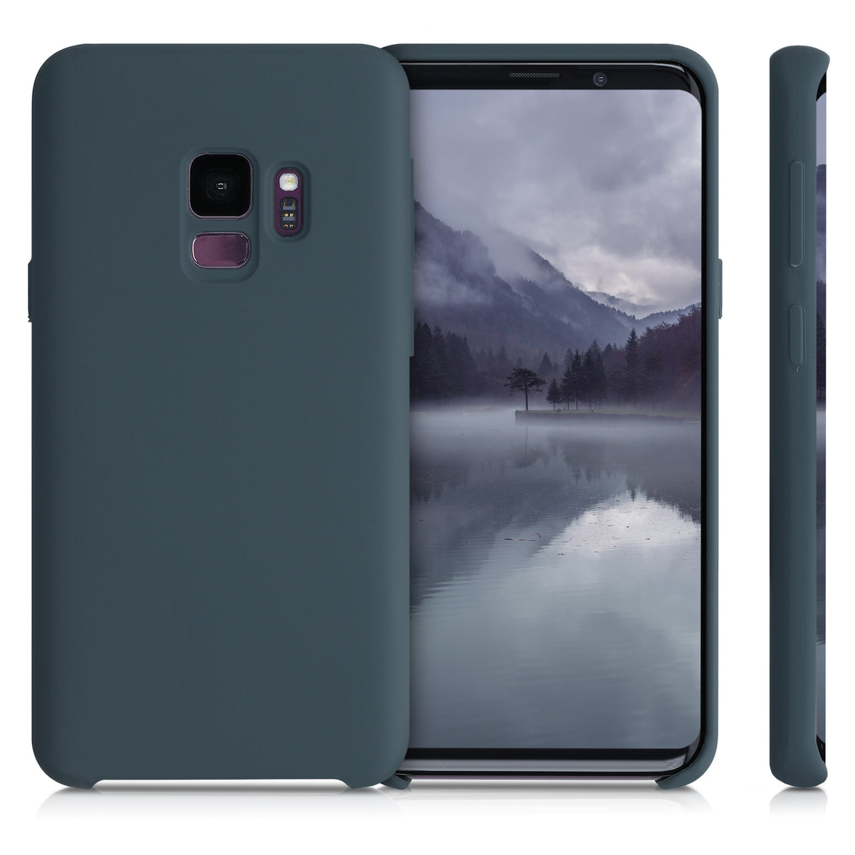 kwmobile Phone Case for Samsung Galaxy S9 - Silicone Case - Wireless Charging - Protective Cover