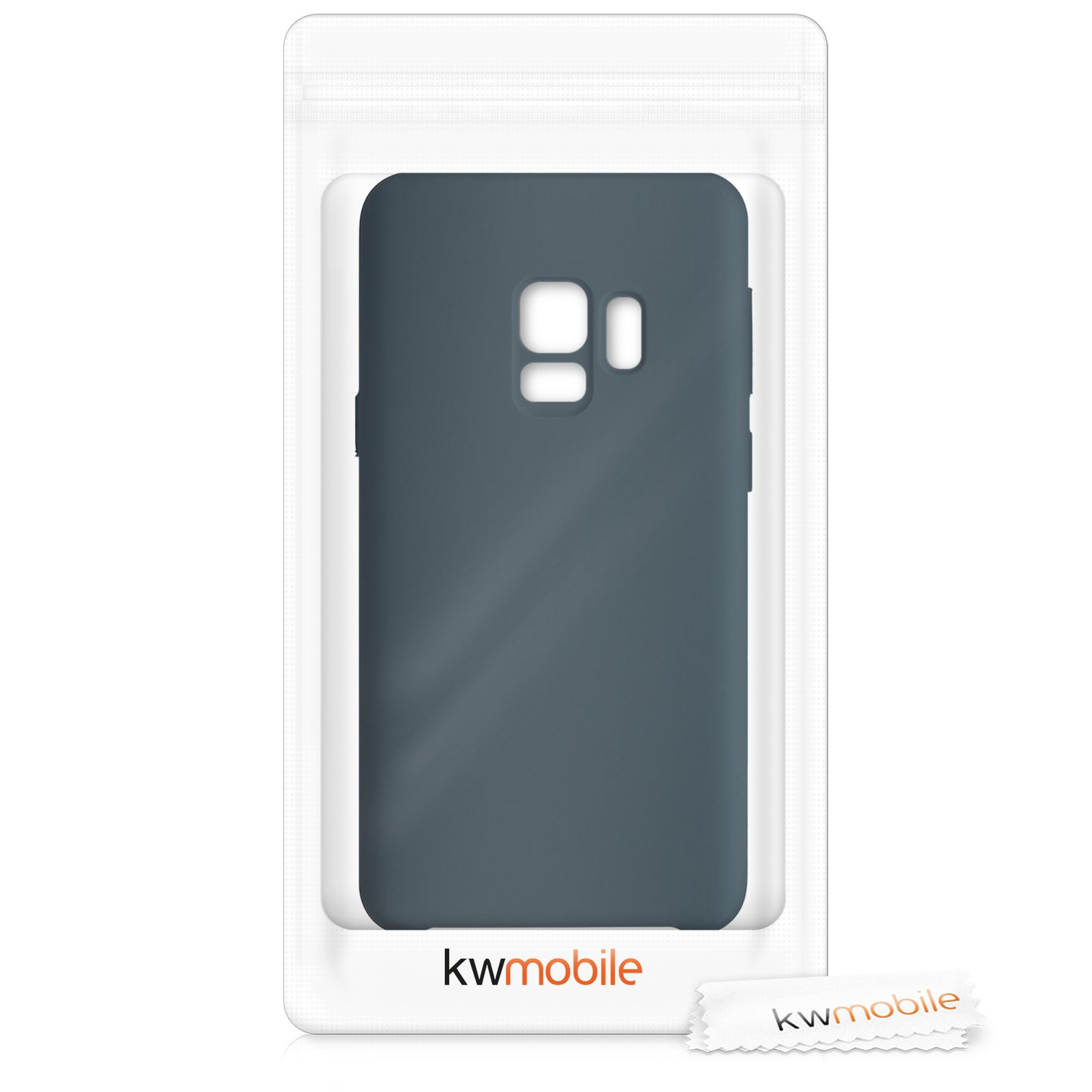 kwmobile Phone Case for Samsung Galaxy S9 - Silicone Case - Wireless Charging - Protective Cover