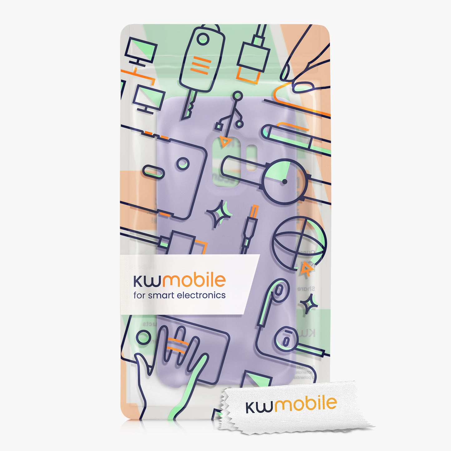 kwmobile Phone Case for Samsung Galaxy S9 - Silicone Case - Wireless Charging - Protective Cover