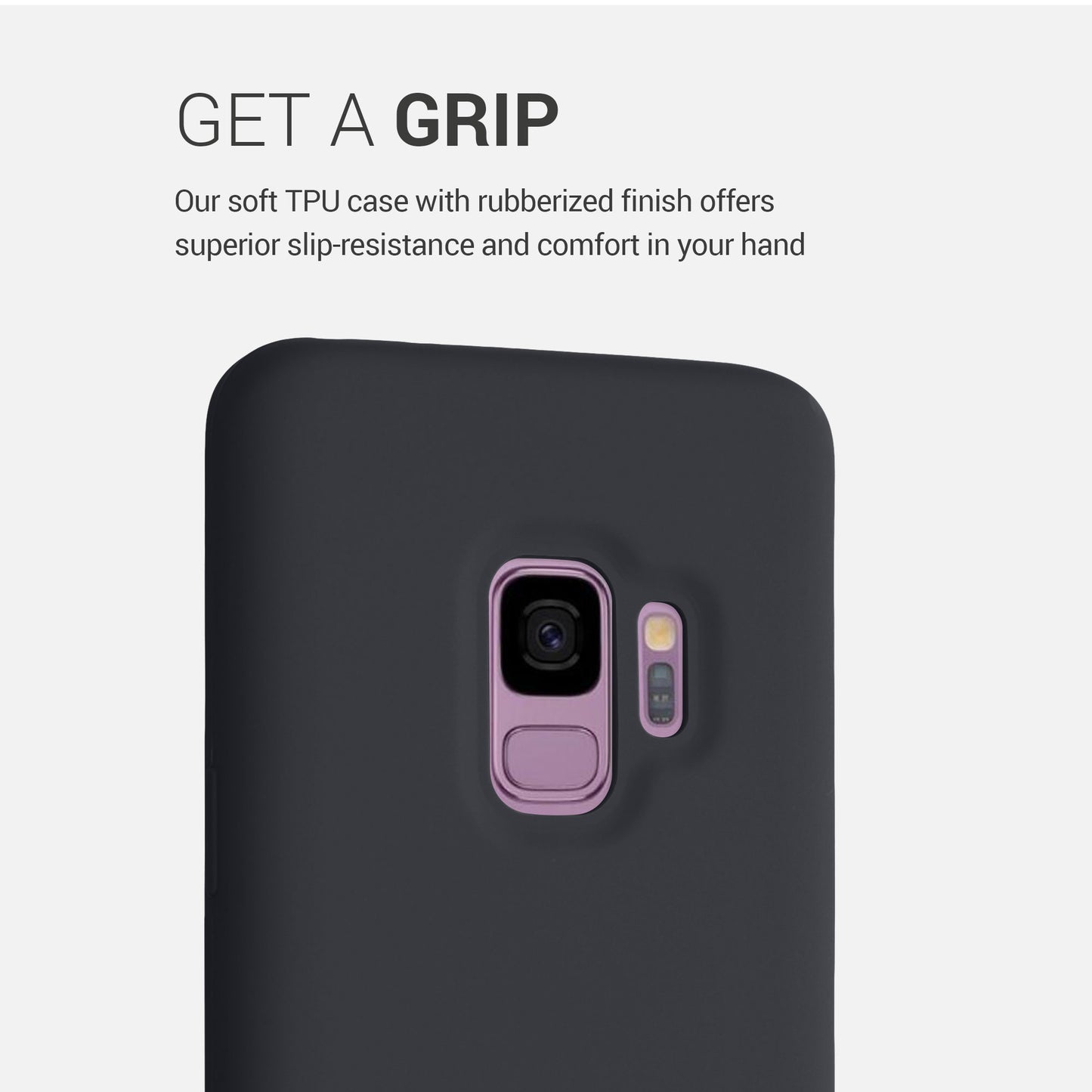 kwmobile Phone Case for Samsung Galaxy S9 - Silicone Case - Wireless Charging - Protective Cover