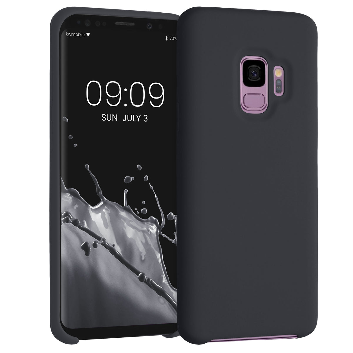 kwmobile Phone Case for Samsung Galaxy S9 - Silicone Case - Wireless Charging - Protective Cover