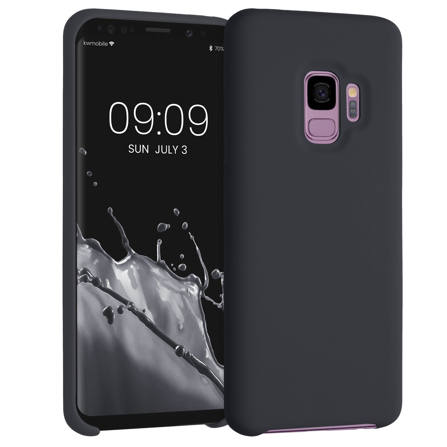kwmobile Phone Case for Samsung Galaxy S9 - Silicone Case - Wireless Charging - Protective Cover