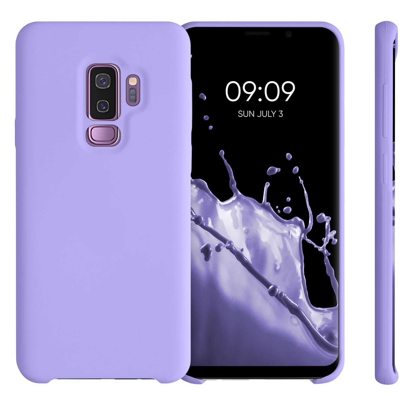 kwmobile Phone Case for Samsung Galaxy S9 Plus Case Silicone Wireless Charging Protective Cover