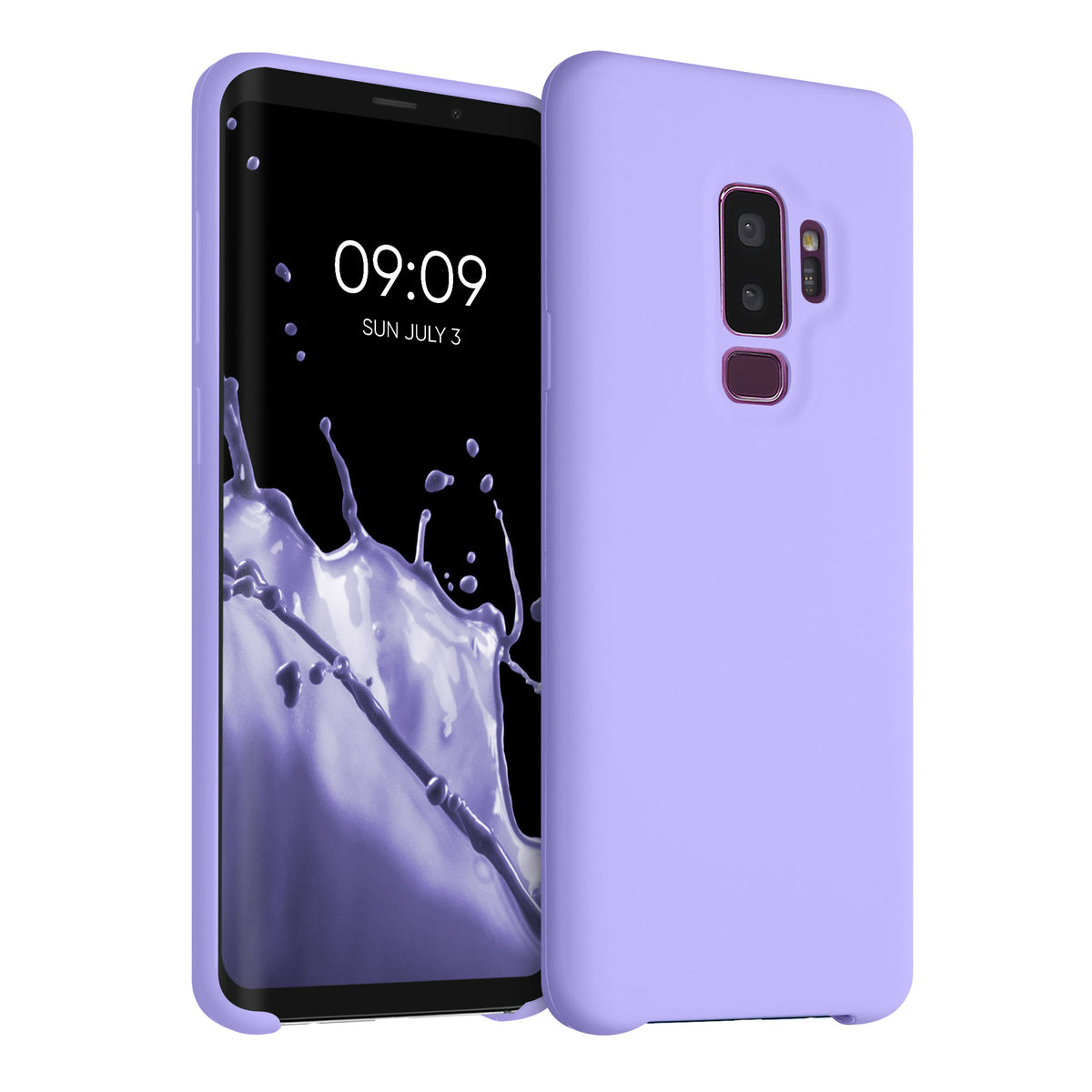 kwmobile Phone Case for Samsung Galaxy S9 Plus Case Silicone Wireless Charging Protective Cover