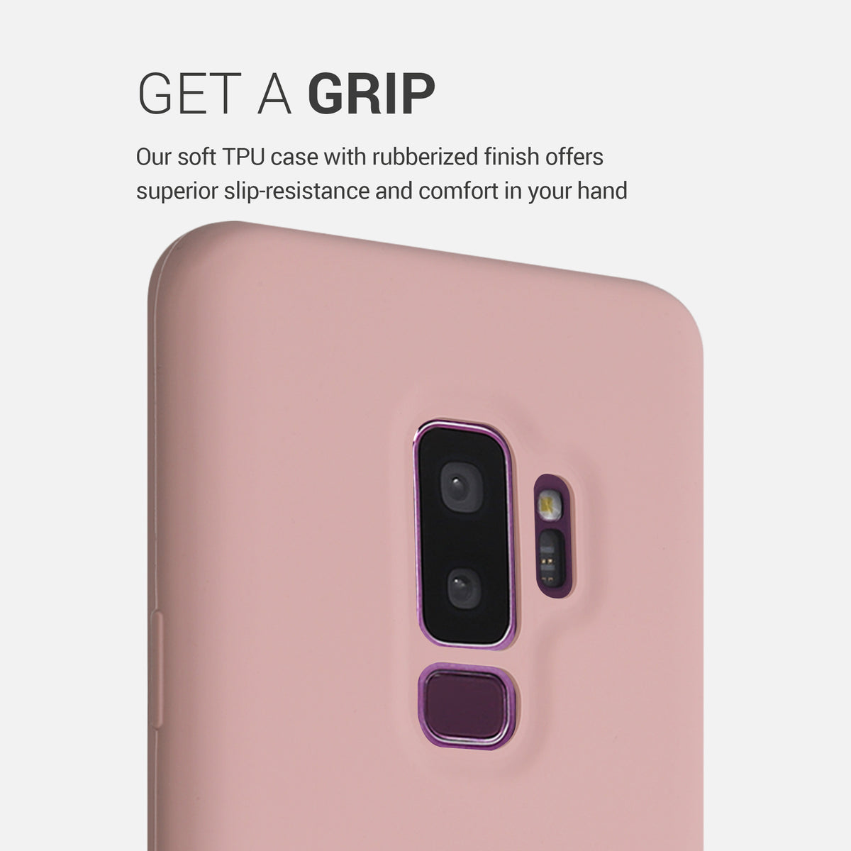 kwmobile Phone Case for Samsung Galaxy S9 Plus Case Silicone Wireless Charging Protective Cover