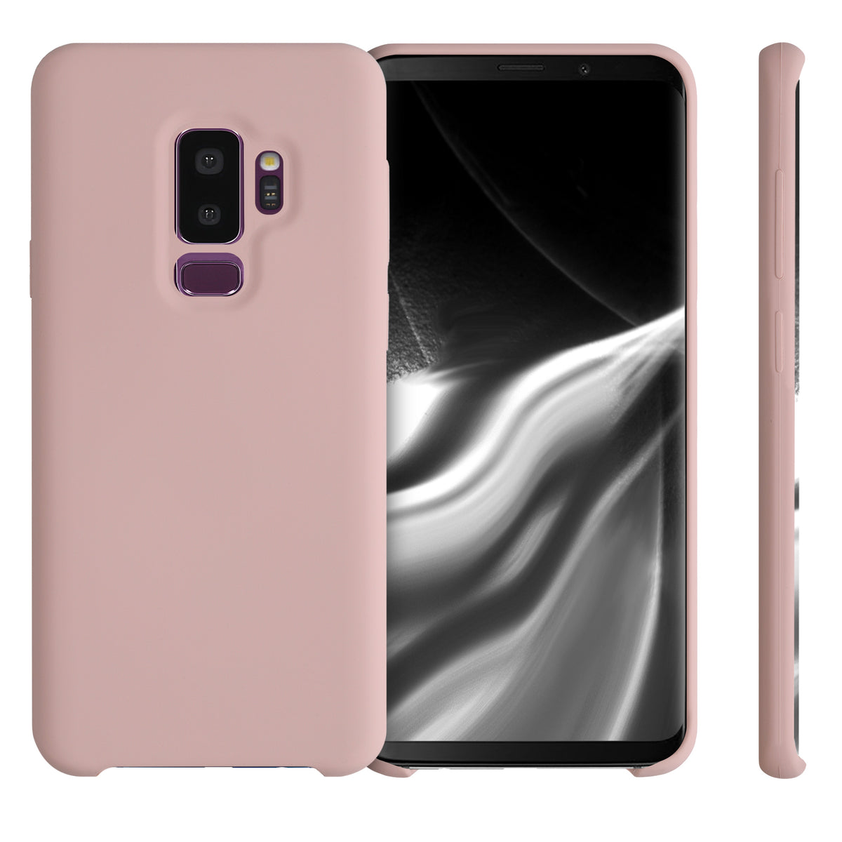 kwmobile Phone Case for Samsung Galaxy S9 Plus Case Silicone Wireless Charging Protective Cover