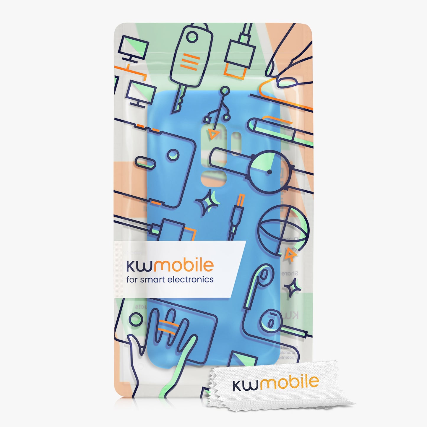 kwmobile Phone Case for Samsung Galaxy S9 Plus Case Silicone Wireless Charging Protective Cover