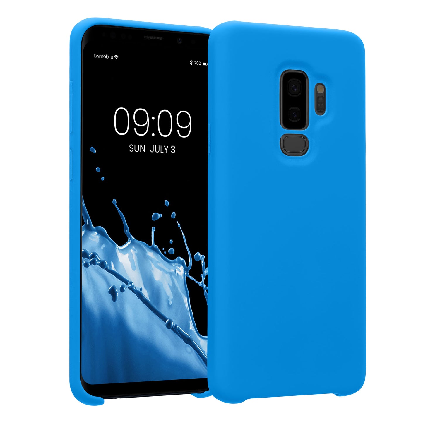 kwmobile Phone Case for Samsung Galaxy S9 Plus Case Silicone Wireless Charging Protective Cover