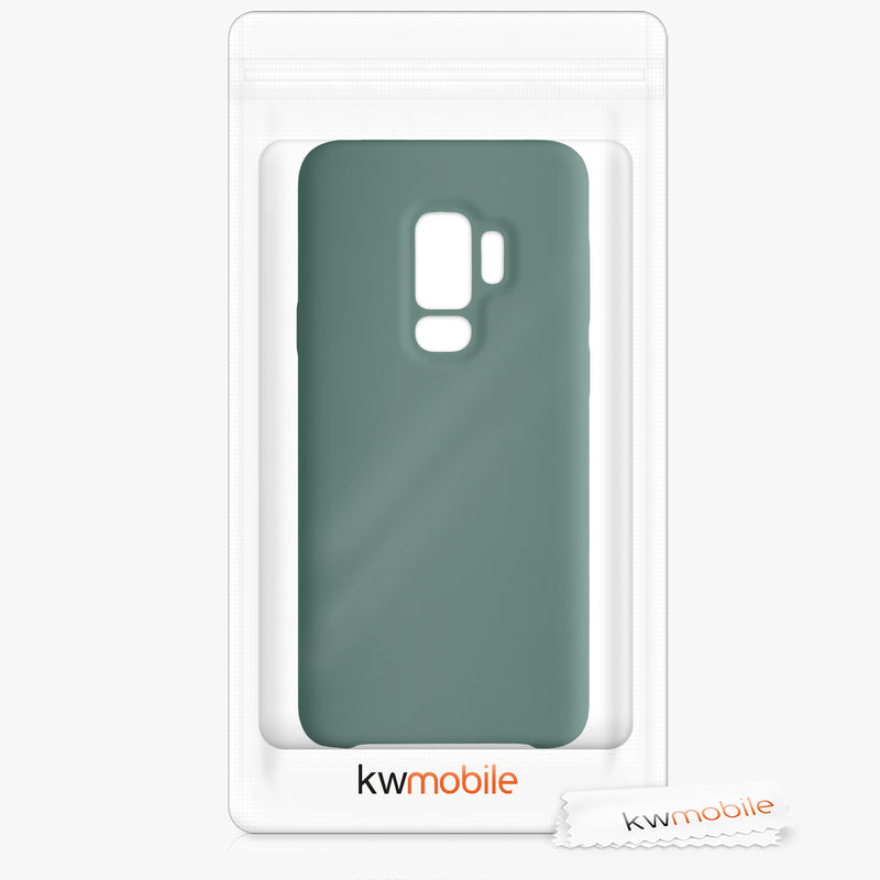 kwmobile Phone Case for Samsung Galaxy S9 Plus Case Silicone Wireless Charging Protective Cover