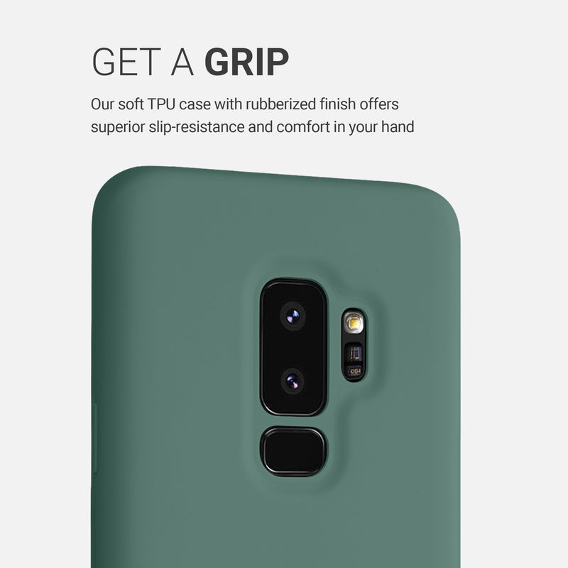 kwmobile Phone Case for Samsung Galaxy S9 Plus Case Silicone Wireless Charging Protective Cover