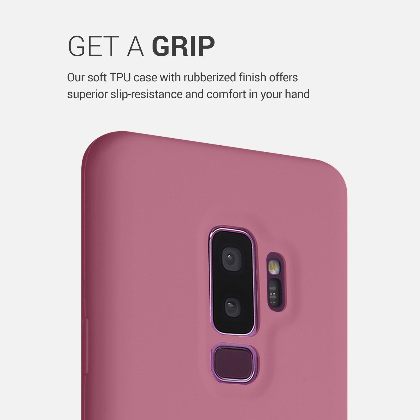 kwmobile Phone Case for Samsung Galaxy S9 Plus Case Silicone Wireless Charging Protective Cover