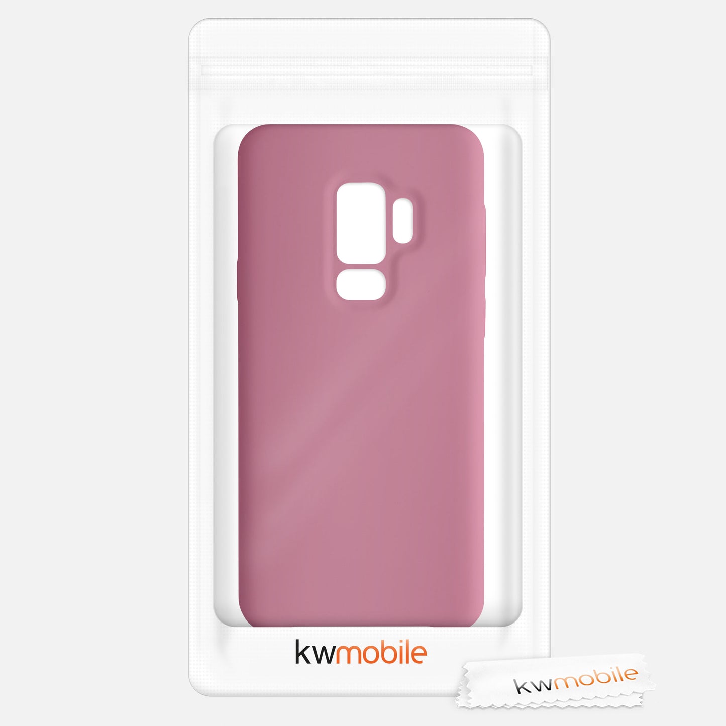kwmobile Phone Case for Samsung Galaxy S9 Plus Case Silicone Wireless Charging Protective Cover