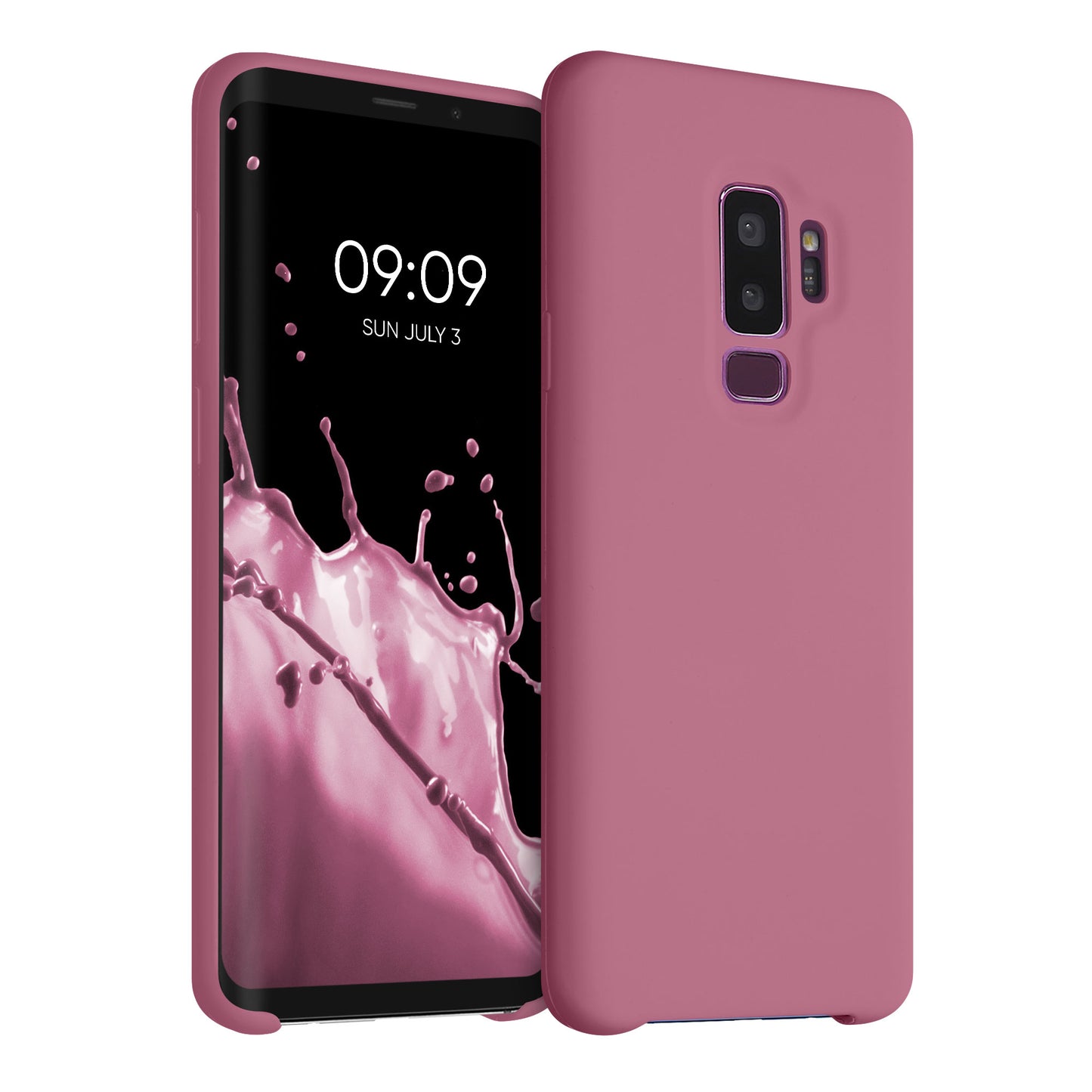 kwmobile Phone Case for Samsung Galaxy S9 Plus Case Silicone Wireless Charging Protective Cover