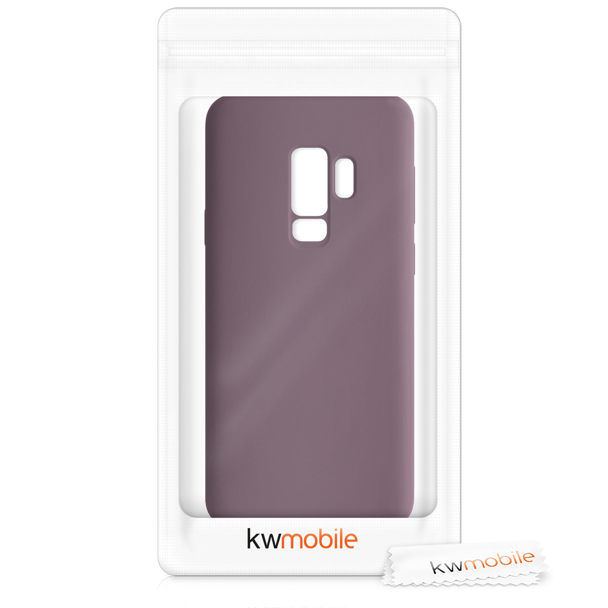 kwmobile Phone Case for Samsung Galaxy S9 Plus Case Silicone Wireless Charging Protective Cover