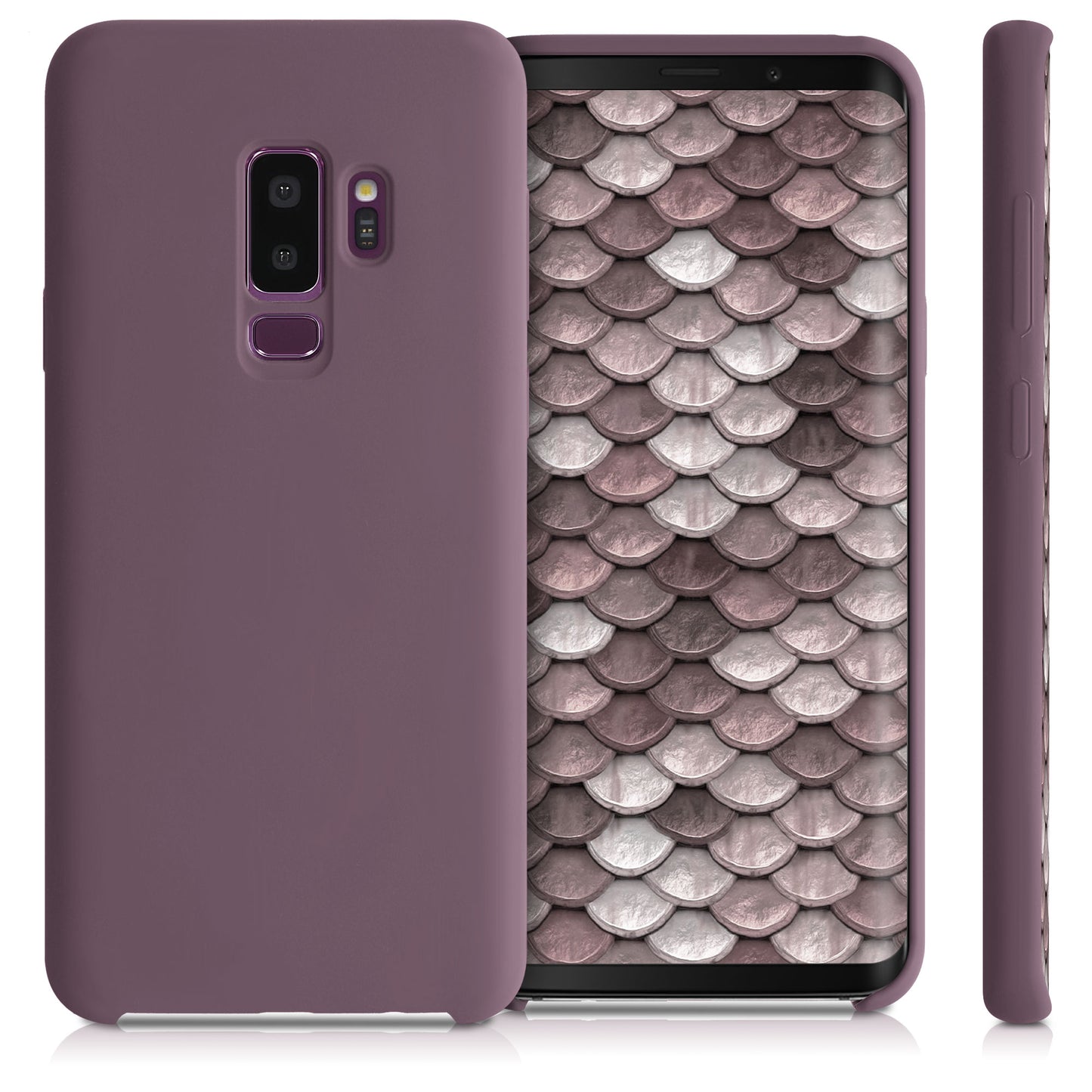 kwmobile Phone Case for Samsung Galaxy S9 Plus Case Silicone Wireless Charging Protective Cover