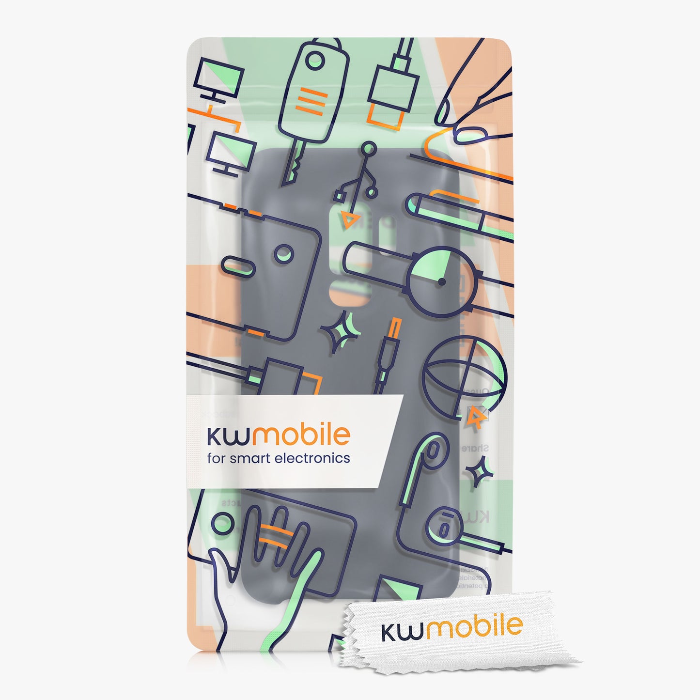 kwmobile Phone Case for Samsung Galaxy S9 Plus Case Silicone Wireless Charging Protective Cover