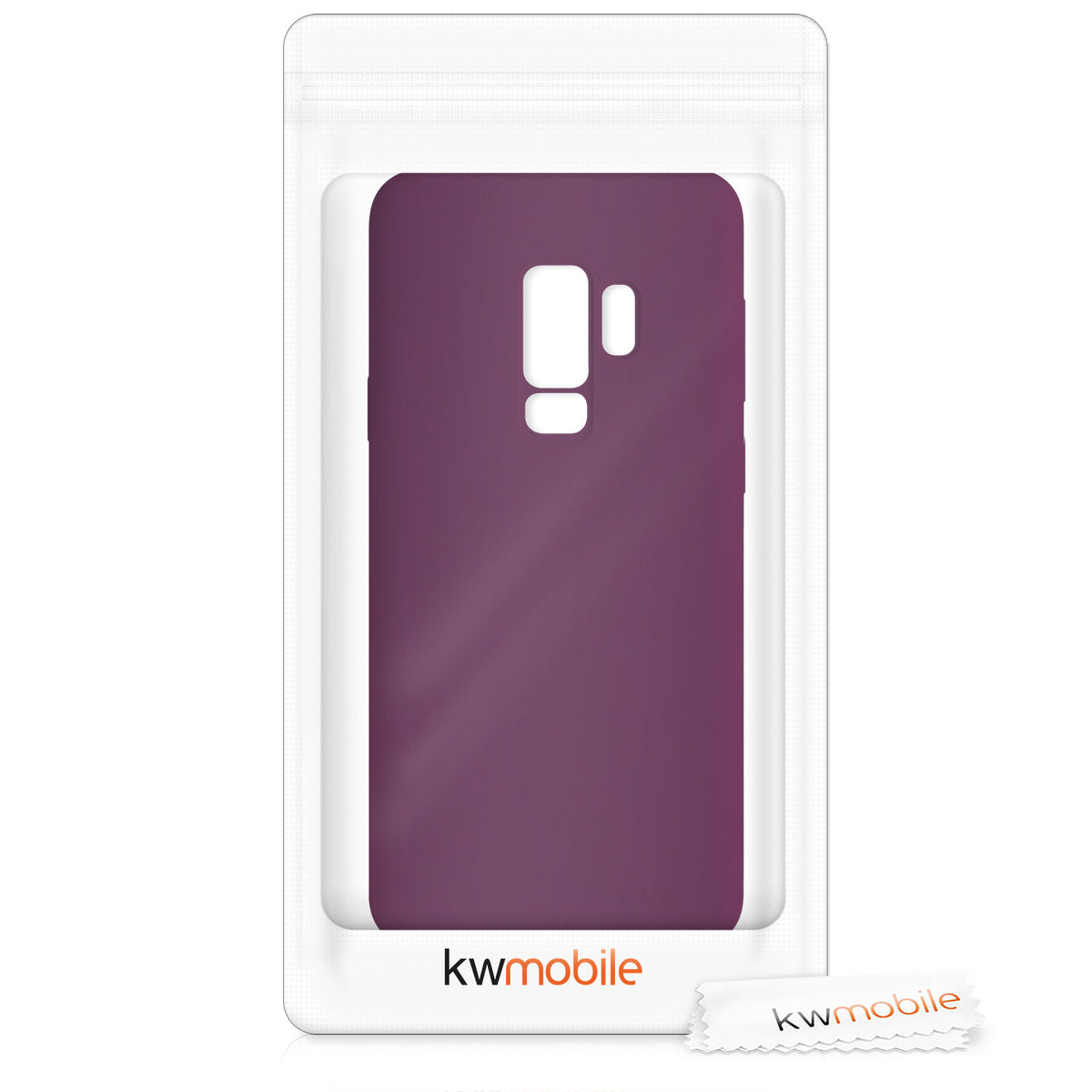 kwmobile Phone Case for Samsung Galaxy S9 Plus Case Silicone Wireless Charging Protective Cover