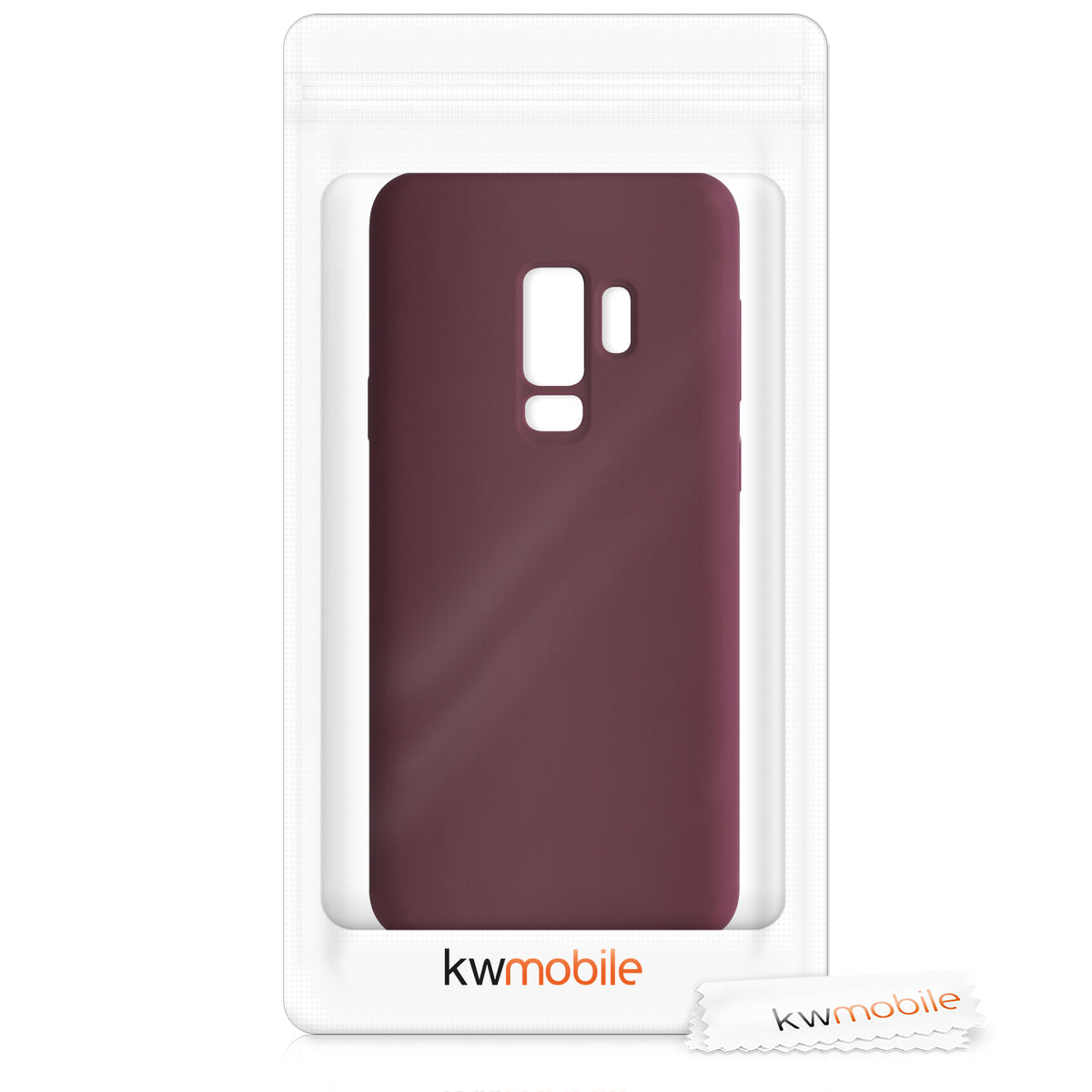 kwmobile Phone Case for Samsung Galaxy S9 Plus Case Silicone Wireless Charging Protective Cover