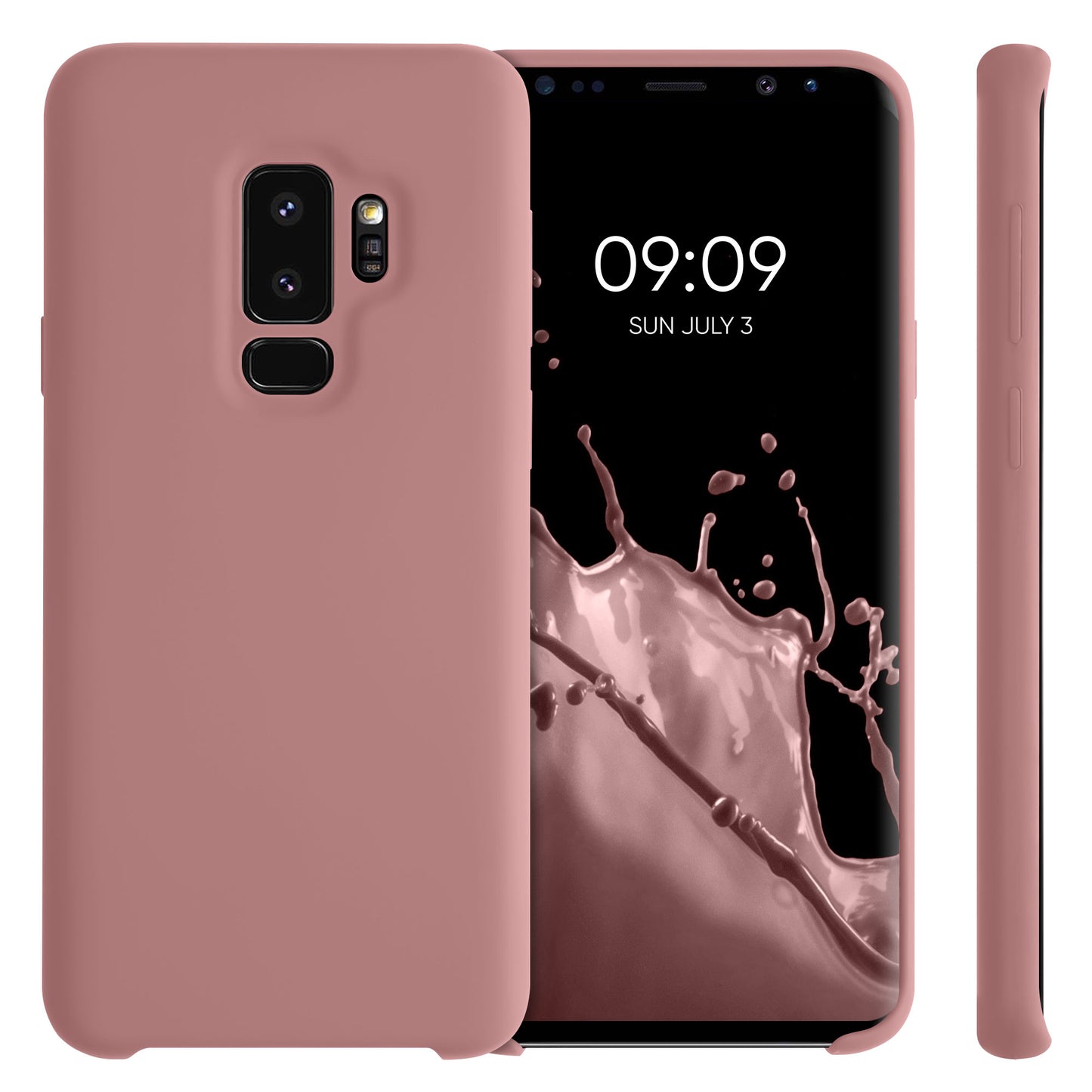 kwmobile Phone Case for Samsung Galaxy S9 Plus Case Silicone Wireless Charging Protective Cover