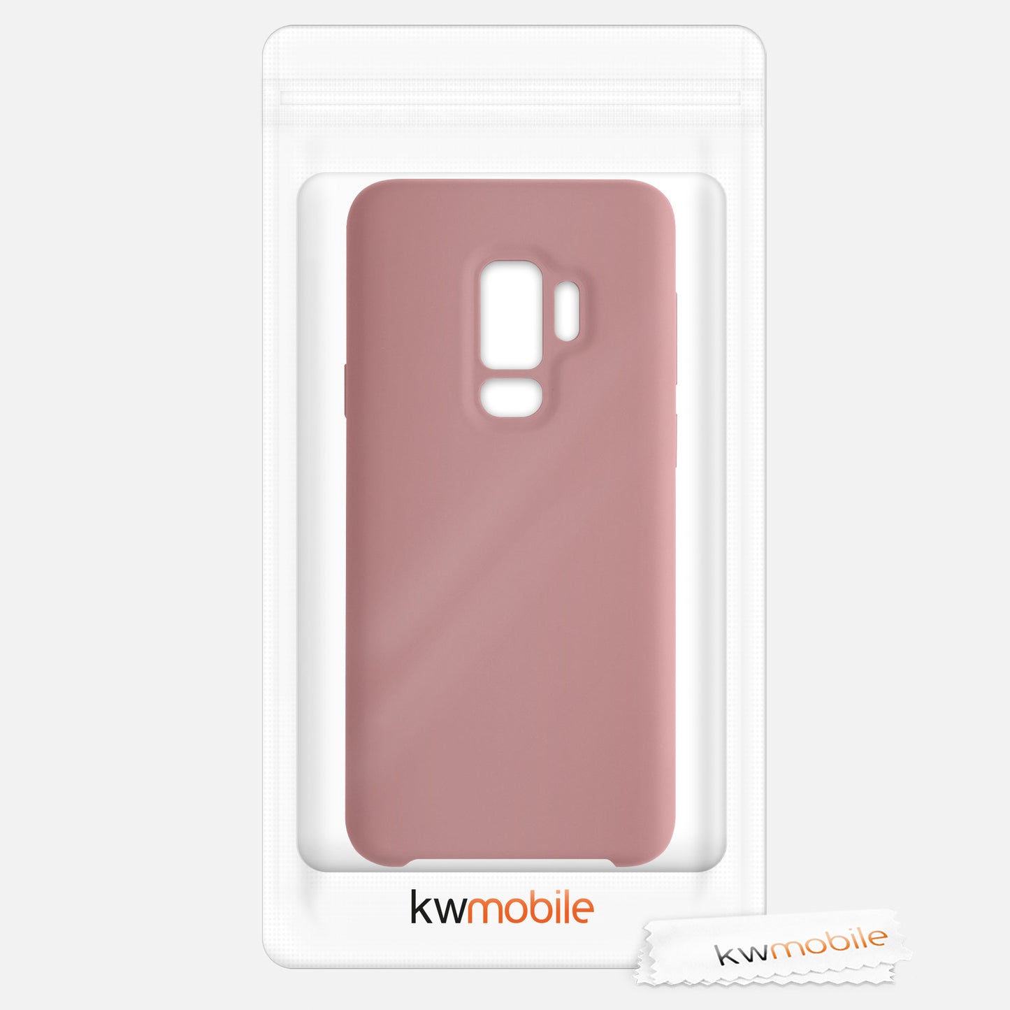 kwmobile Phone Case for Samsung Galaxy S9 Plus Case Silicone Wireless Charging Protective Cover