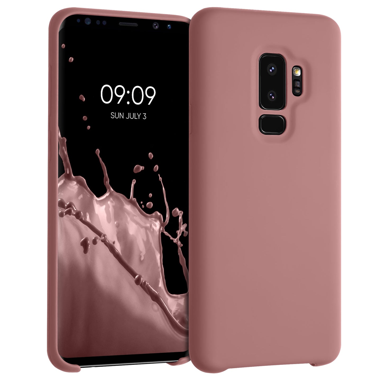 kwmobile Phone Case for Samsung Galaxy S9 Plus Case Silicone Wireless Charging Protective Cover