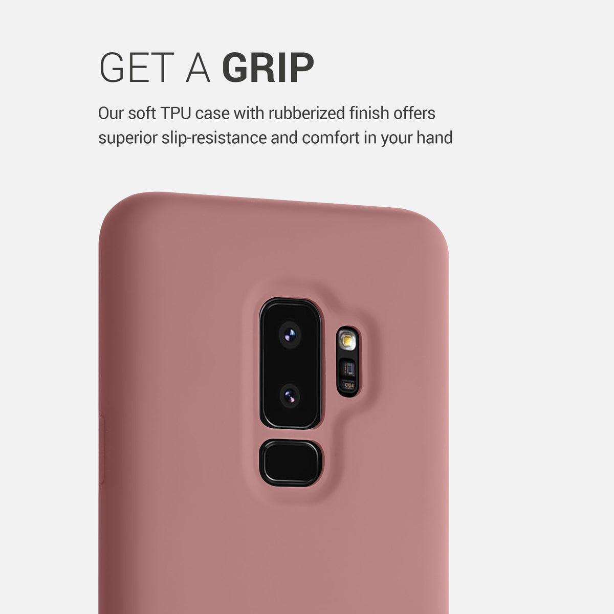 kwmobile Phone Case for Samsung Galaxy S9 Plus Case Silicone Wireless Charging Protective Cover