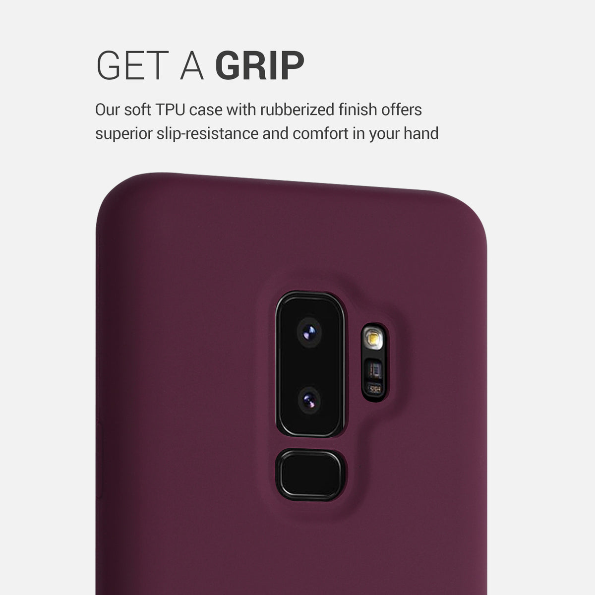 kwmobile Phone Case for Samsung Galaxy S9 Plus Case Silicone Wireless Charging Protective Cover