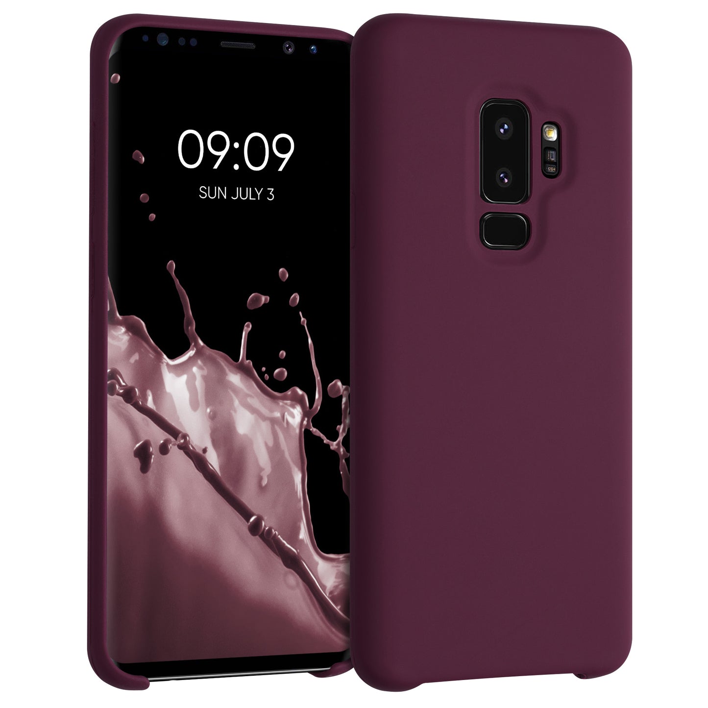 kwmobile Phone Case for Samsung Galaxy S9 Plus Case Silicone Wireless Charging Protective Cover