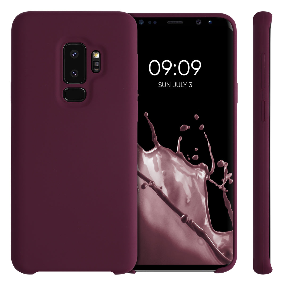 kwmobile Phone Case for Samsung Galaxy S9 Plus Case Silicone Wireless Charging Protective Cover