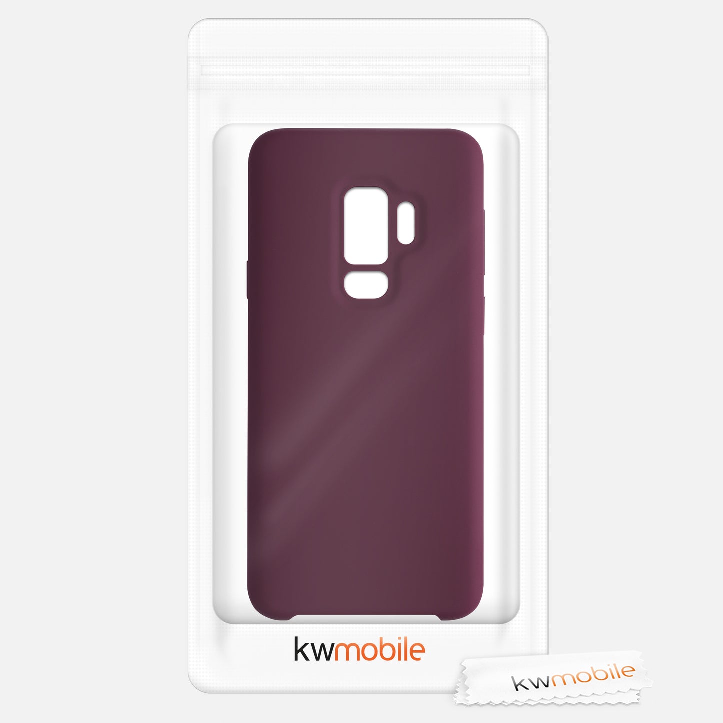 kwmobile Phone Case for Samsung Galaxy S9 Plus Case Silicone Wireless Charging Protective Cover