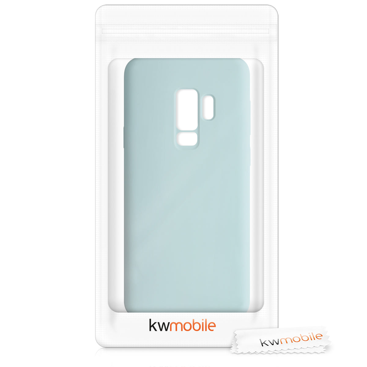 kwmobile Phone Case for Samsung Galaxy S9 Plus Case Silicone Wireless Charging Protective Cover