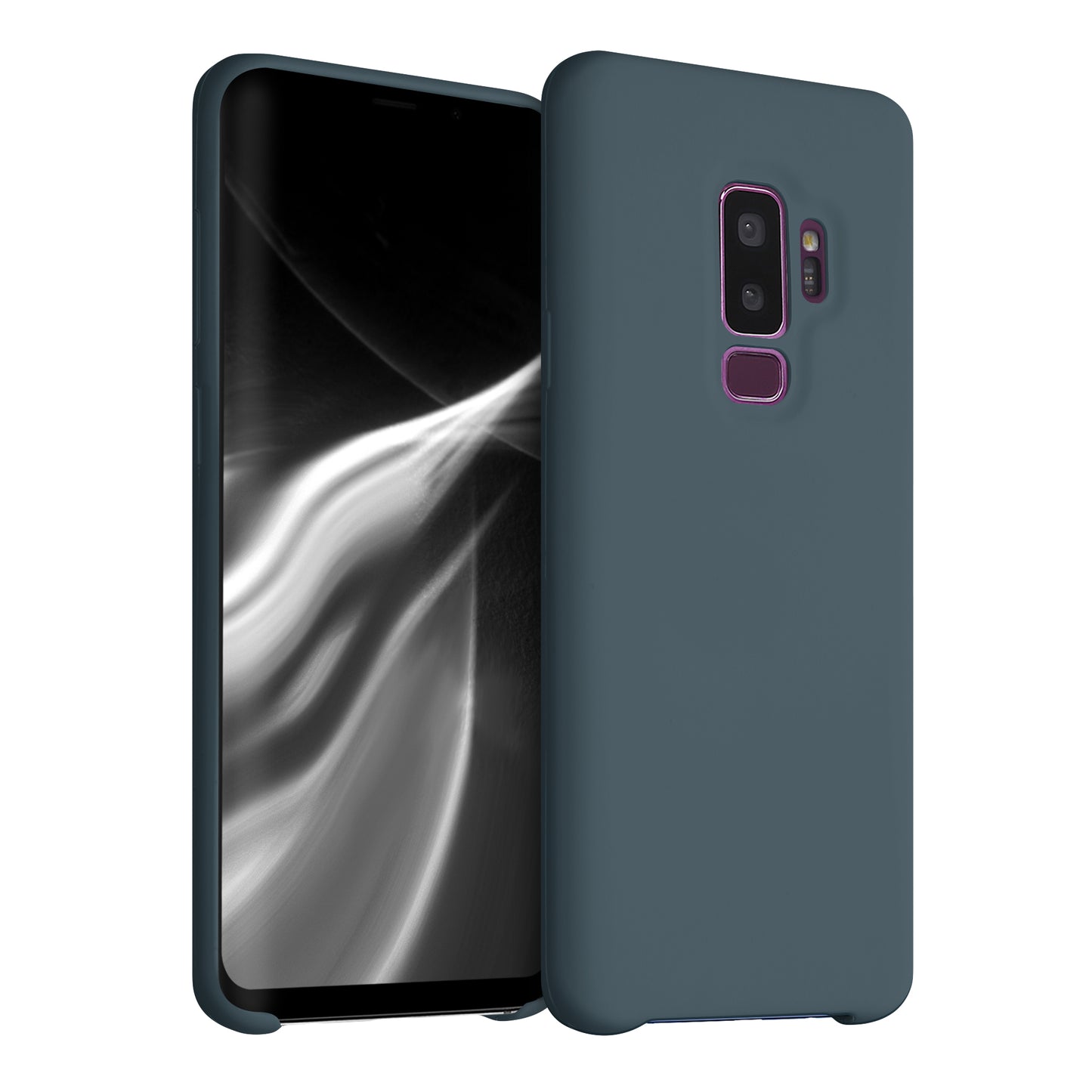 kwmobile Phone Case for Samsung Galaxy S9 Plus Case Silicone Wireless Charging Protective Cover