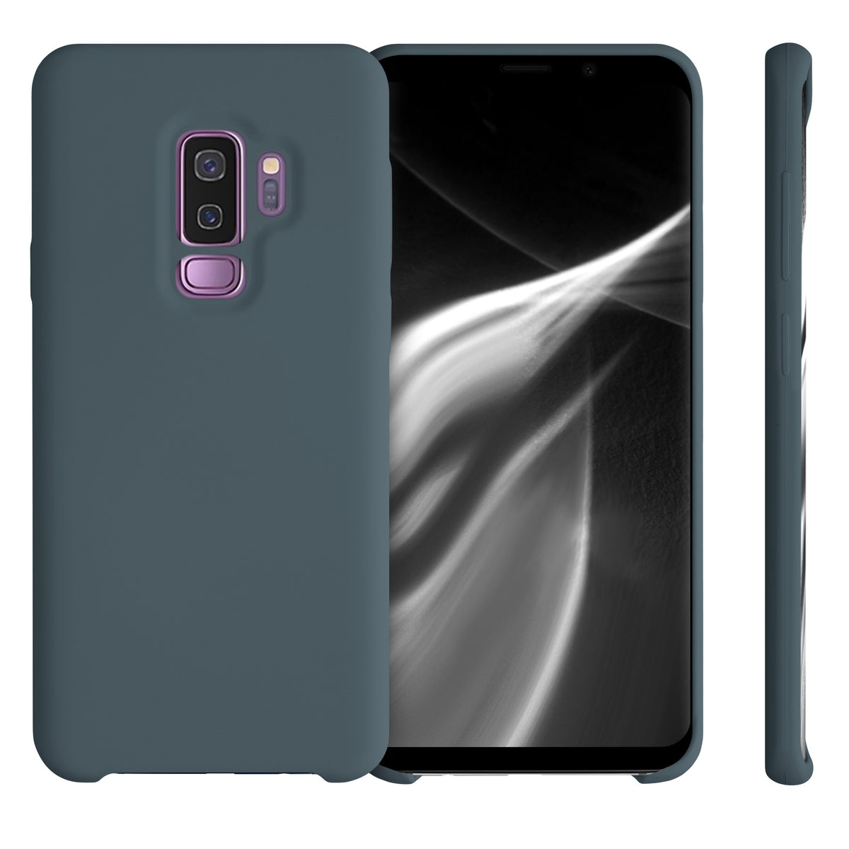 kwmobile Phone Case for Samsung Galaxy S9 Plus Case Silicone Wireless Charging Protective Cover