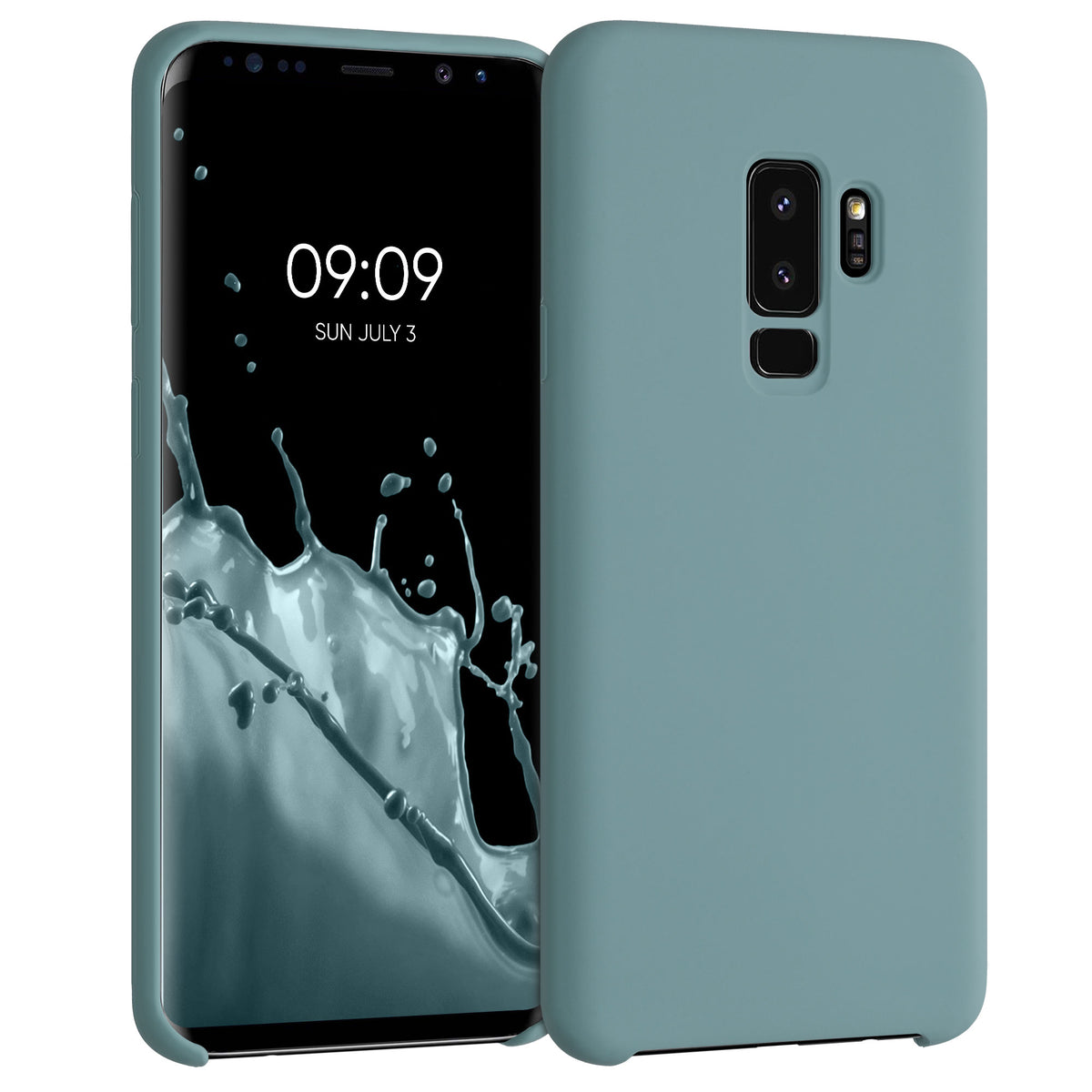 kwmobile Phone Case for Samsung Galaxy S9 Plus Case Silicone Wireless Charging Protective Cover