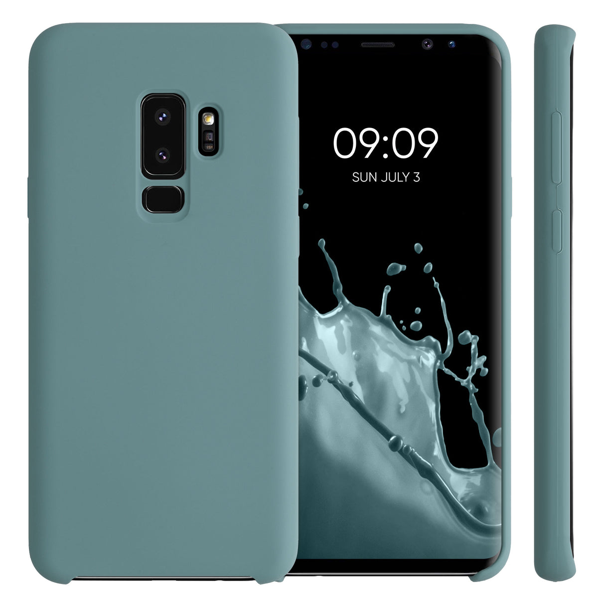 kwmobile Phone Case for Samsung Galaxy S9 Plus Case Silicone Wireless Charging Protective Cover