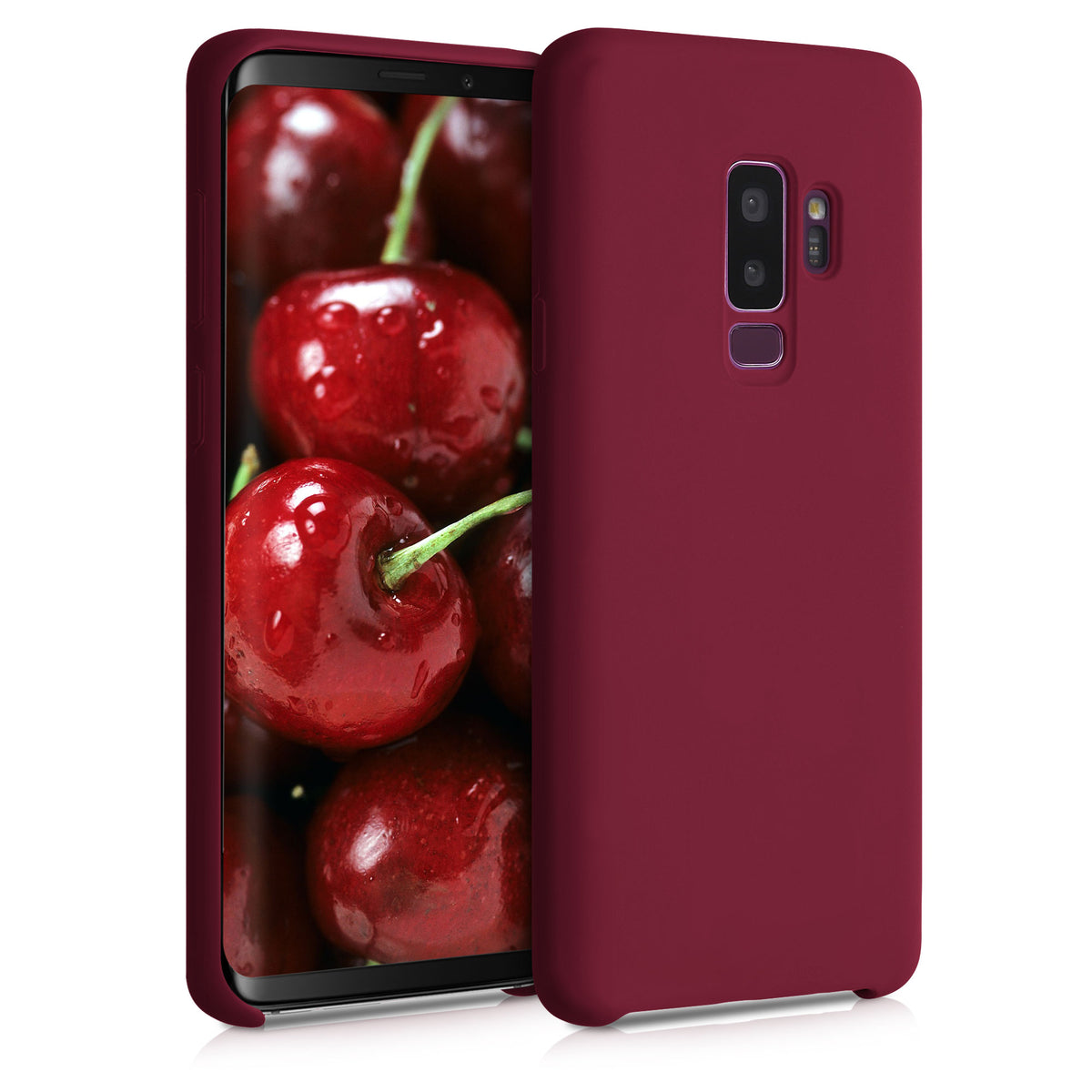 kwmobile Phone Case for Samsung Galaxy S9 Plus Case Silicone Wireless Charging Protective Cover