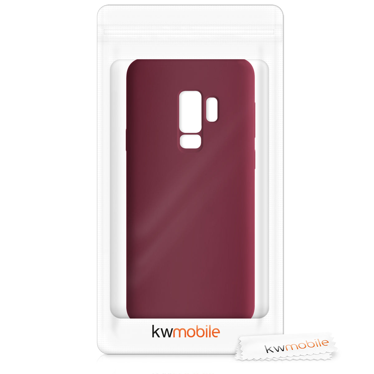 kwmobile Phone Case for Samsung Galaxy S9 Plus Case Silicone Wireless Charging Protective Cover