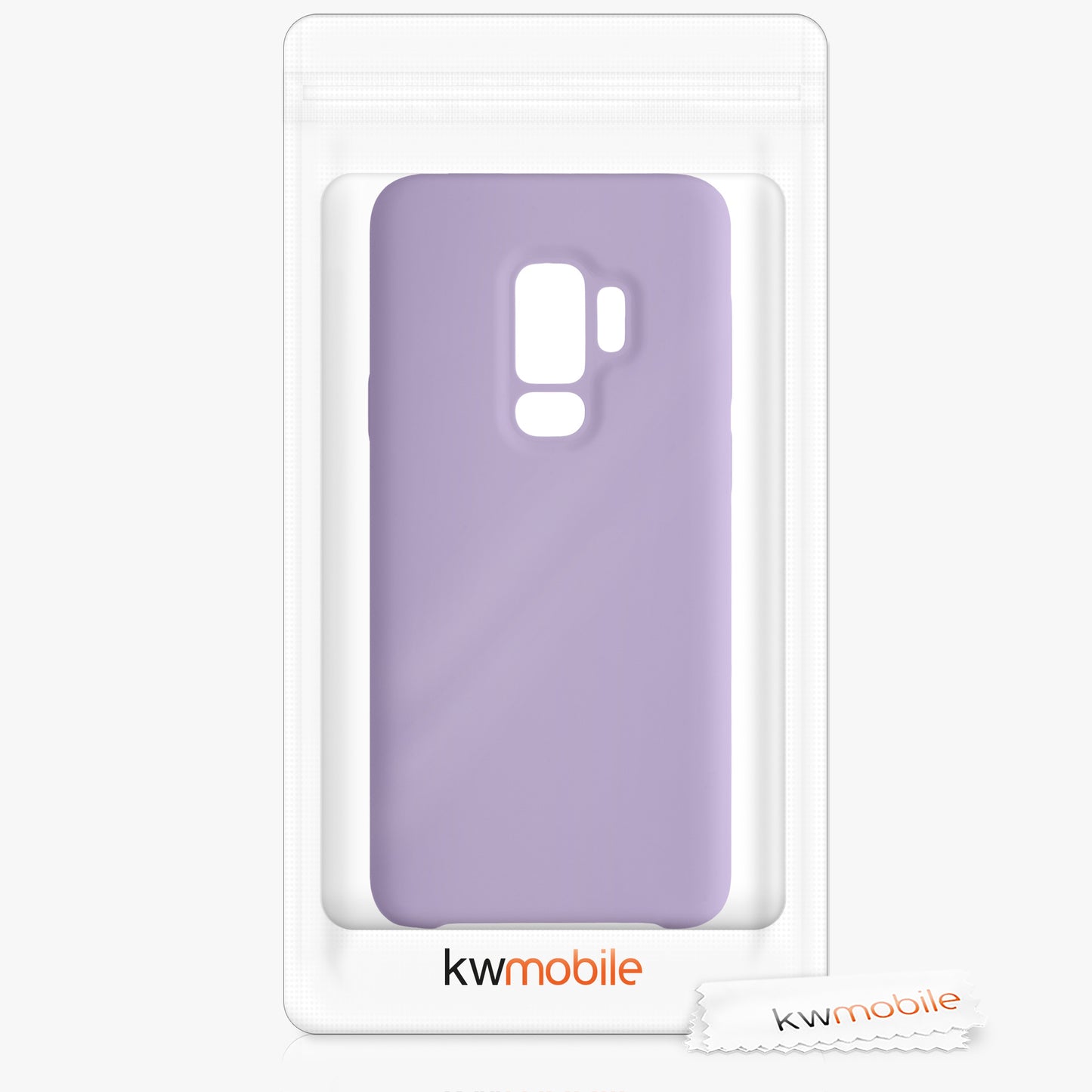 kwmobile Phone Case for Samsung Galaxy S9 Plus Case Silicone Wireless Charging Protective Cover
