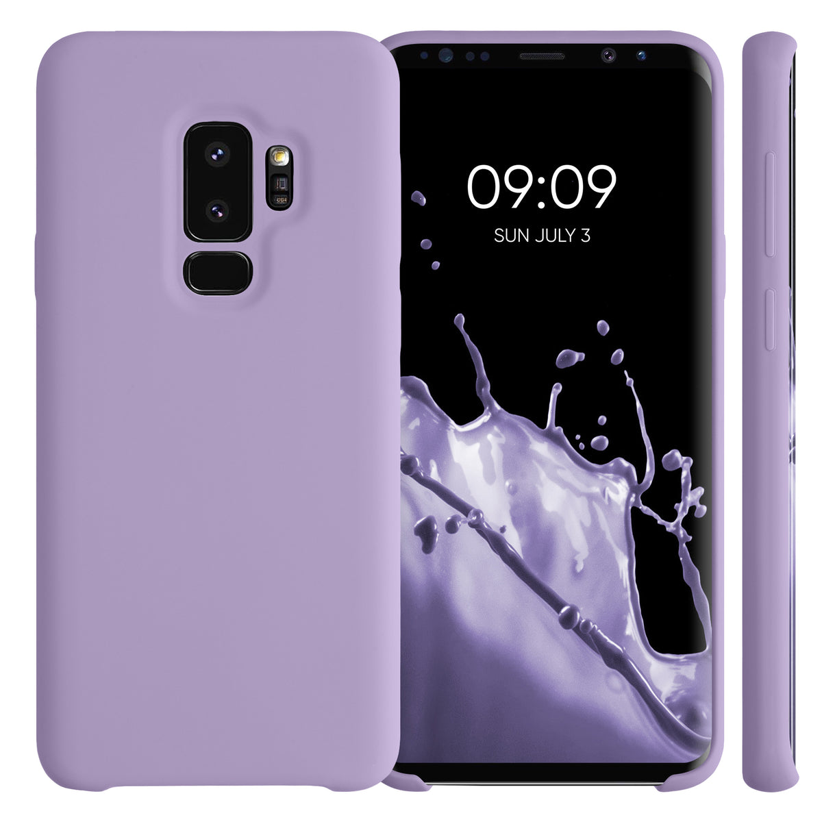 kwmobile Phone Case for Samsung Galaxy S9 Plus Case Silicone Wireless Charging Protective Cover