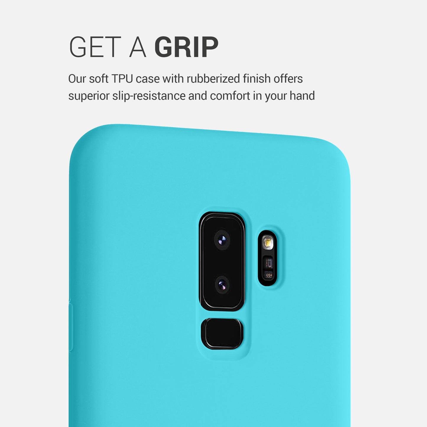 kwmobile Phone Case for Samsung Galaxy S9 Plus Case Silicone Wireless Charging Protective Cover