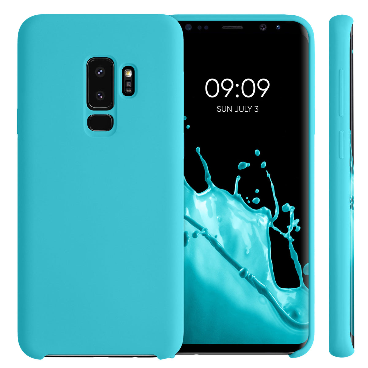 kwmobile Phone Case for Samsung Galaxy S9 Plus Case Silicone Wireless Charging Protective Cover