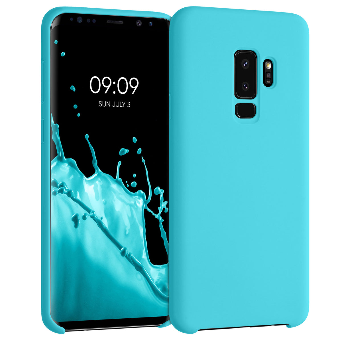 kwmobile Phone Case for Samsung Galaxy S9 Plus Case Silicone Wireless Charging Protective Cover