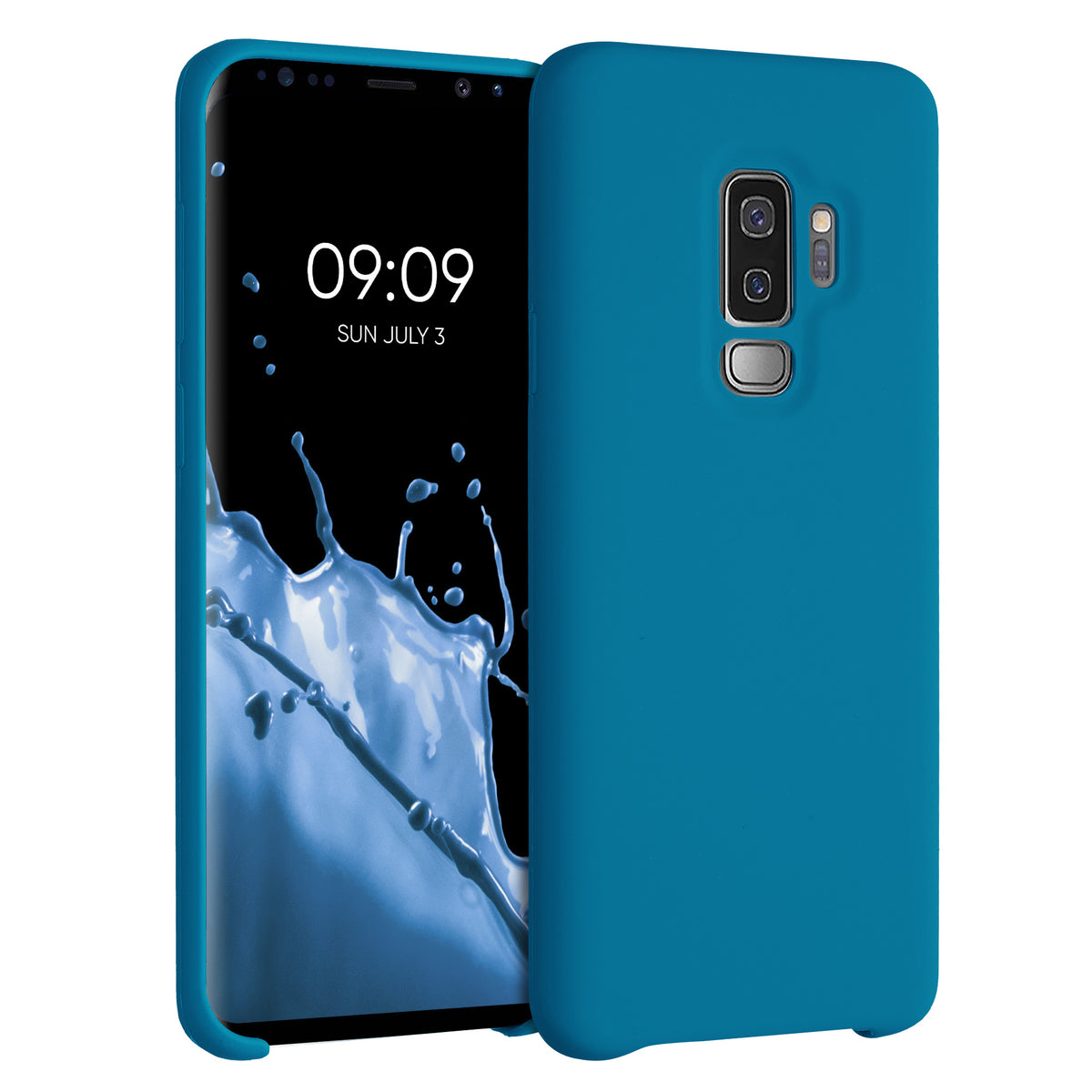 kwmobile Phone Case for Samsung Galaxy S9 Plus Case Silicone Wireless Charging Protective Cover